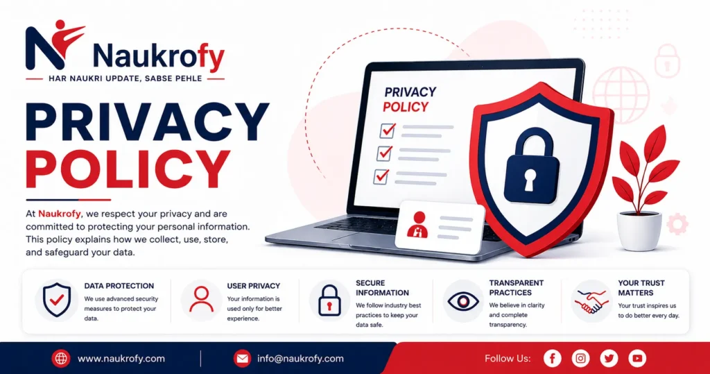 Privacy policy Naukrofy data protection