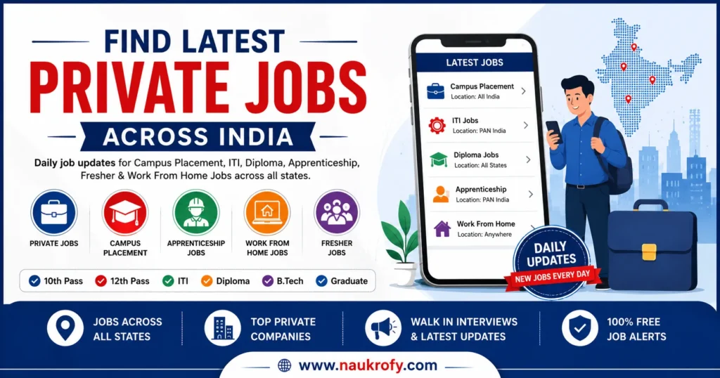 Why Choose Naukrofy For Private Jobs, Campus Placement, ITI Jobs and Apprenticeship Updates