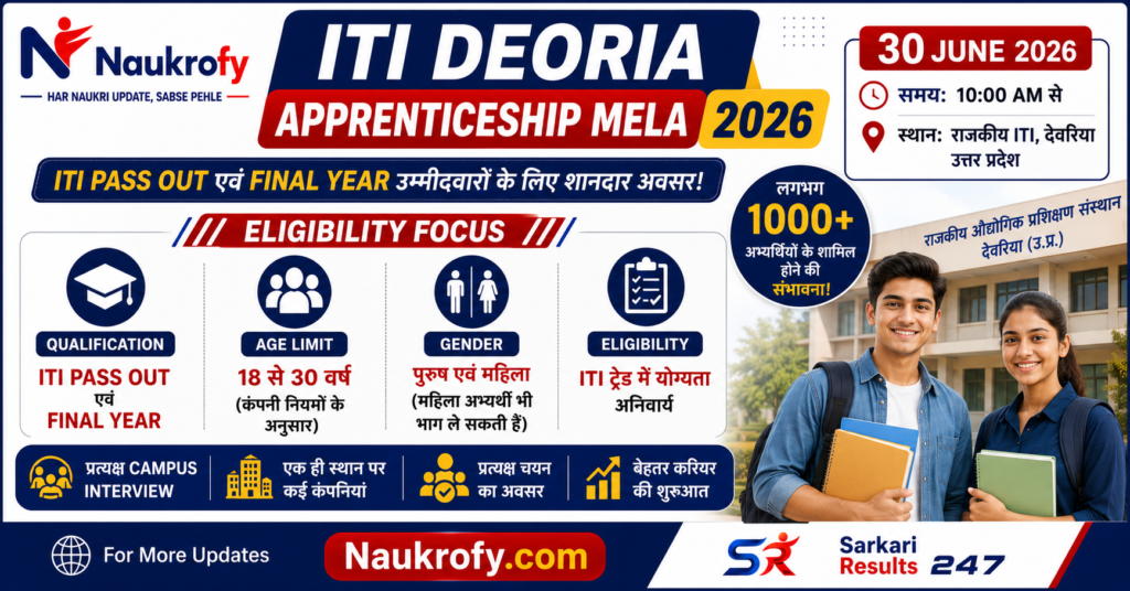 ITI Deoria Apprenticeship Mela 2026