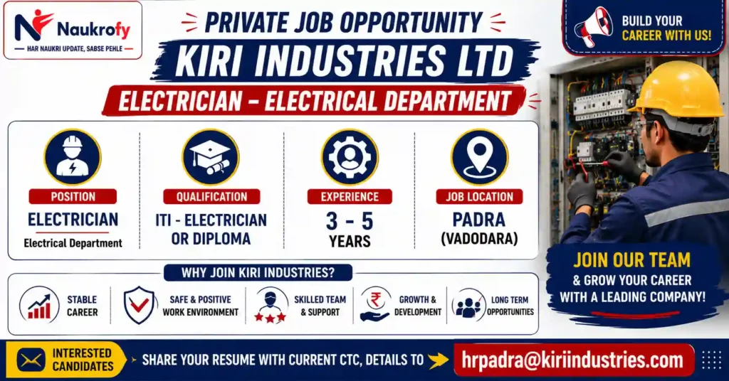 Kiri Industries Job Details