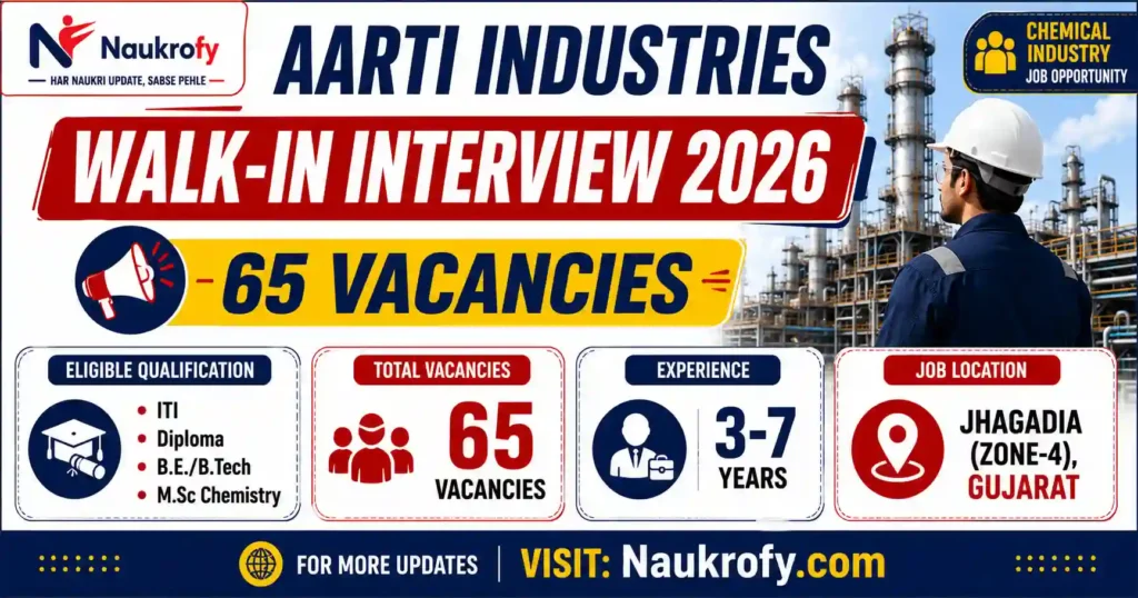 Aarti Industries Walk In Interview 2026