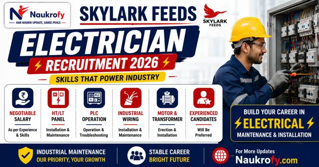 Skylark Feeds Electrician Skills