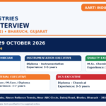Aarti Industries Walk-In Interview 2026: 5 Great Roles