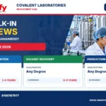 Covalent Laboratories Walk-In Interview 2026: 3 Department Opportunities