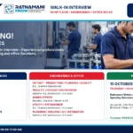 Ratnamani Finow Walk-In Interview 2026: Anjar, Kutch में 14 प्रकार के पदों पर भर्ती