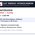 Best Opportunity L&T Energy Hydrocarbon Recruitment 2026 – Walk-In Interview