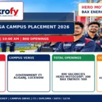Lucknow Campus Placement 2026: 800 पदों पर बड़ी भर्ती | Hero MotoCorp + Bax Energy
