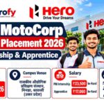 Hero MotoCorp Campus Placement 2026: शानदार अवसर | ₹23,500 Salary | 12th & ITI Pass